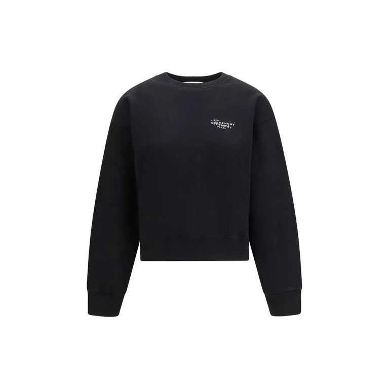 Black Cotton Sweatshirt Clothing - Women