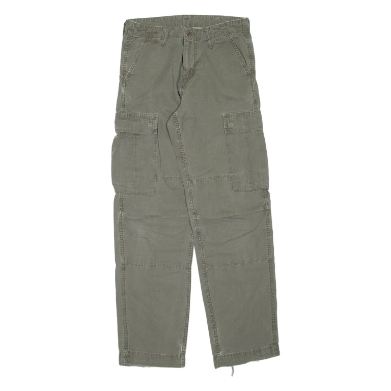 CARHARTT Cargo Mens Trousers Green Regular Straight W29 L32