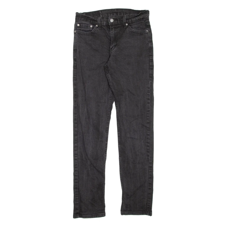 LEVI'S 511 Jeans Mens Black Slim Straight W30 L32