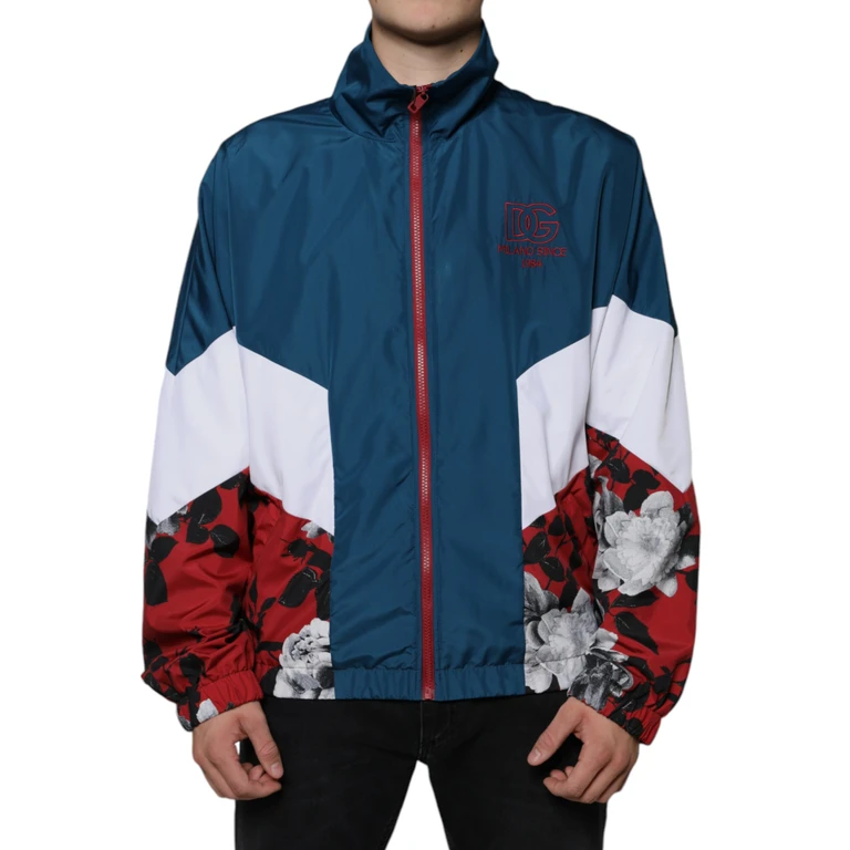 Dolce & Gabbana Multicolor Polyester Full Zip Jacket Nylon Clothing - Men