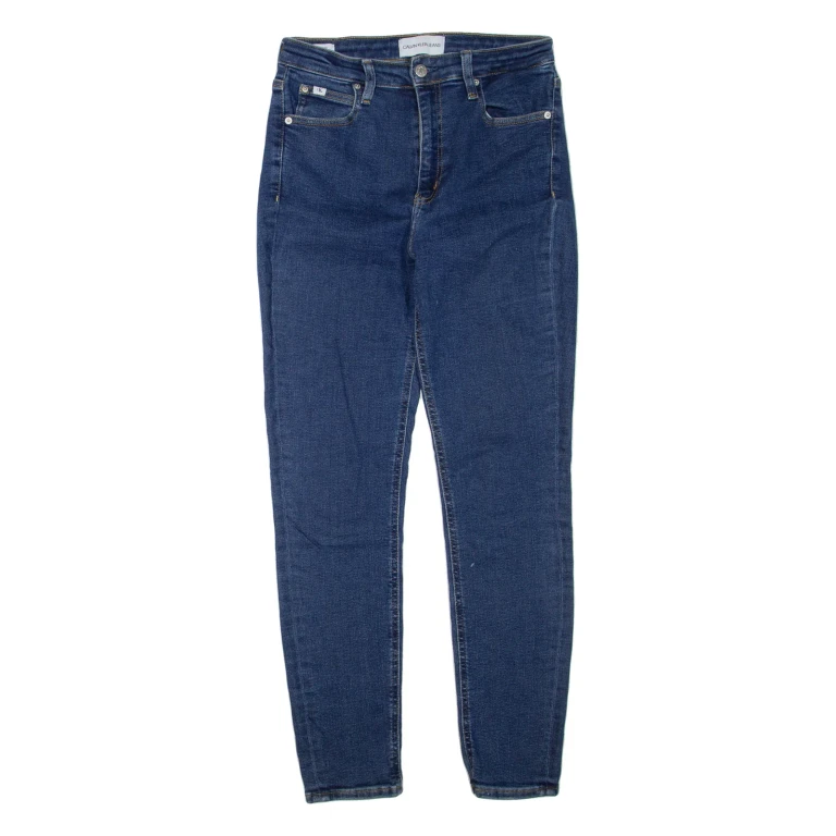 CALVIN KLEIN JEANS Womens Jeans Blue Regular Skinny W29 L30