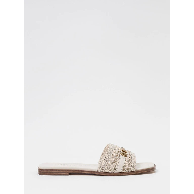 Heeled Sandal Woman color Pearl (261TGT04400059)