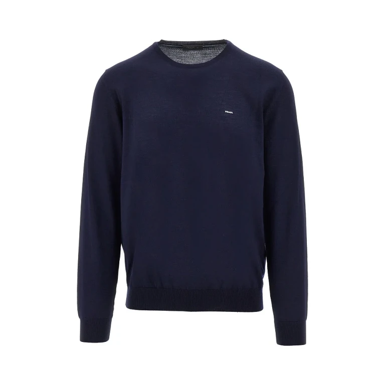 Superfine wool crewneck sweater Man 50