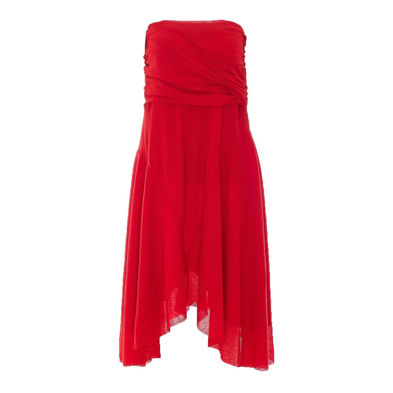 Robe Au Genou - Rouge (A109021206P)