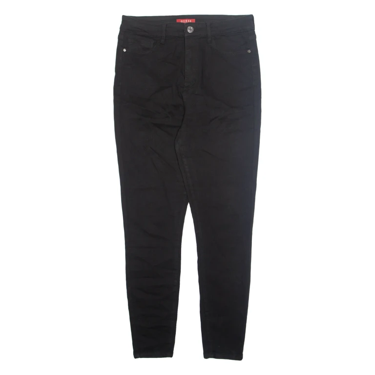GUESS Womens Jeans Black Regular Tapered W31 L29