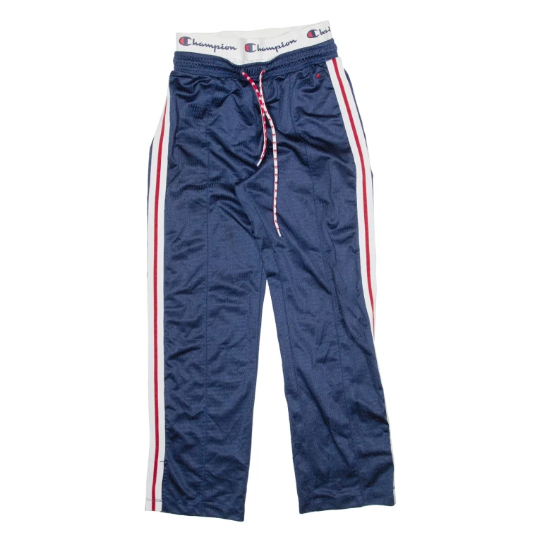 CHAMPION Womens Track Pants Blue Straight XS W26 L27