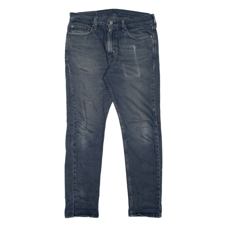 LEVI'S 510 Jeans Mens Blue Slim Skinny Stone Wash W32 L30