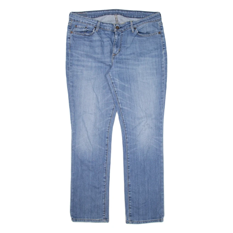 LEVI'S Womens Jeans Blue Slim Straight W34 L28