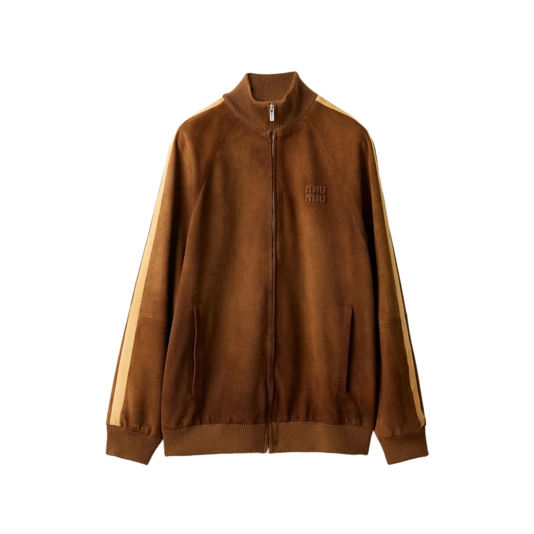 Miu Miu Waxed Suede Jacket (MPW026)