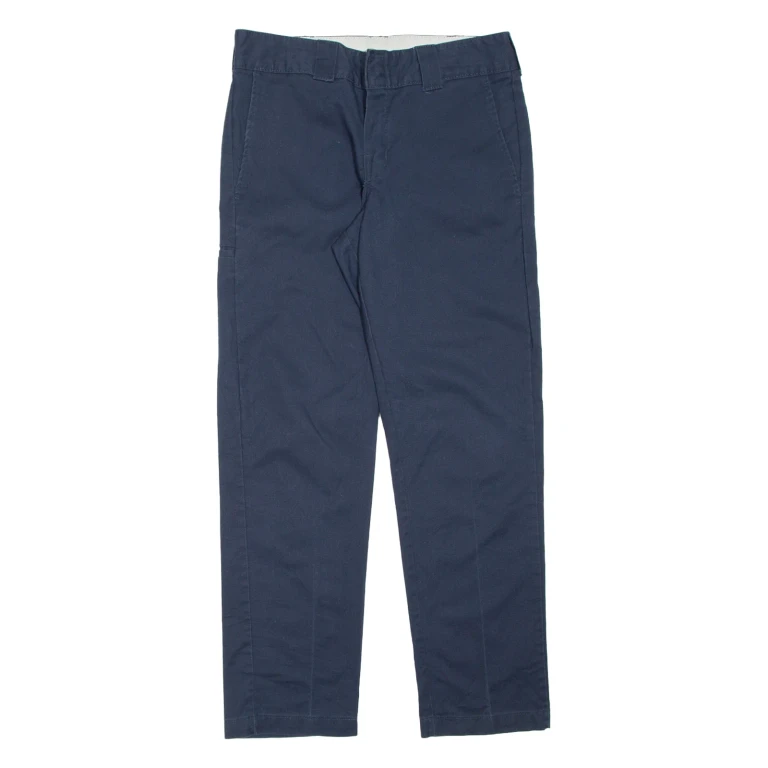 DICKIES Chino Mens Trousers Blue Regular Straight W30 L30