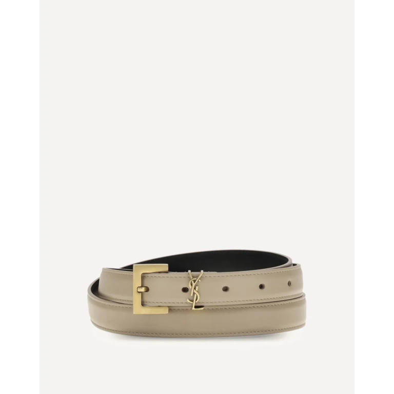 SAINT LAURENT Cassandre slim Belt Female 85