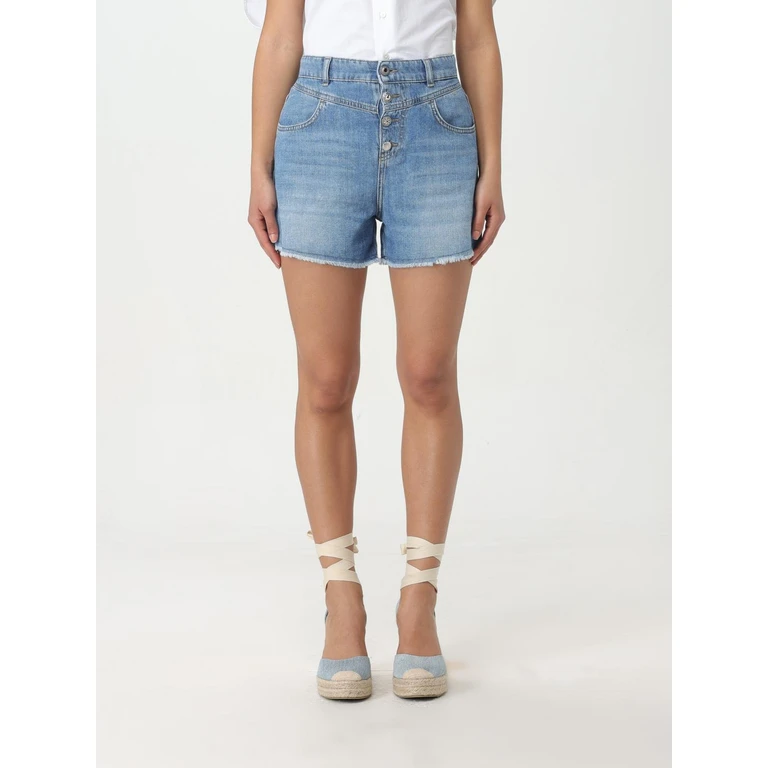 LIU JO Shorts Woman color Denim (UA4161D482878690)