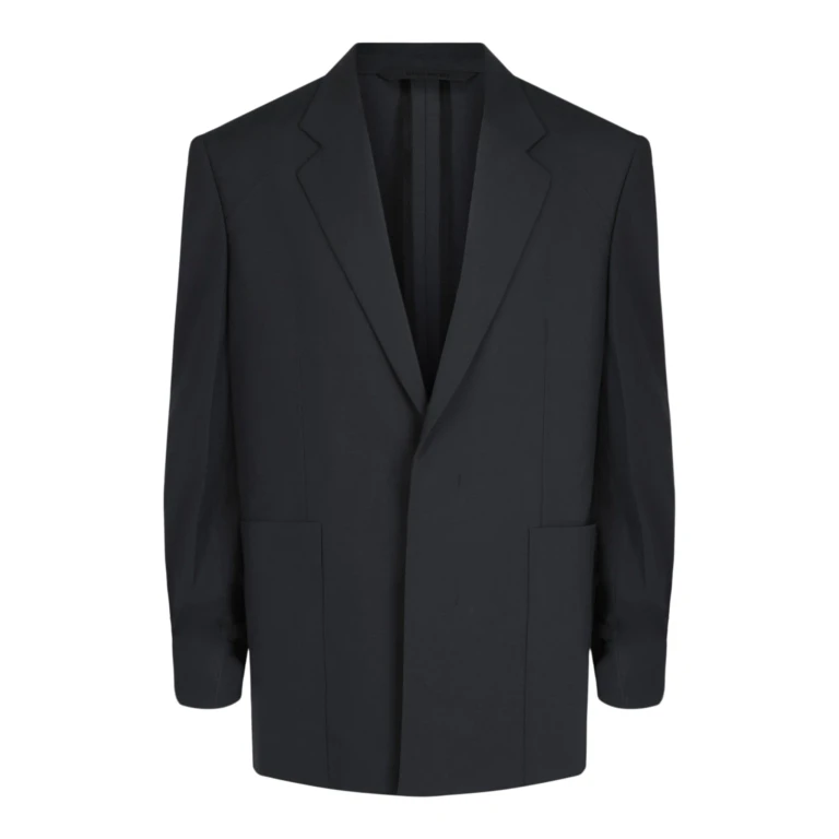 Boxy Fit Single-Button Blazer