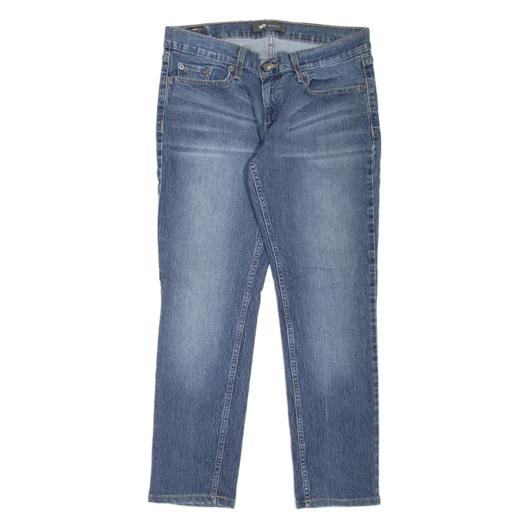 LEVI'S 524 Womens Jeans Blue Slim Skinny Stone Wash W30 L27