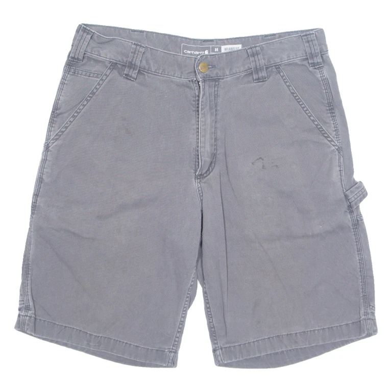 CARHARTT Carpenter Mens Workwear Shorts Grey M W36