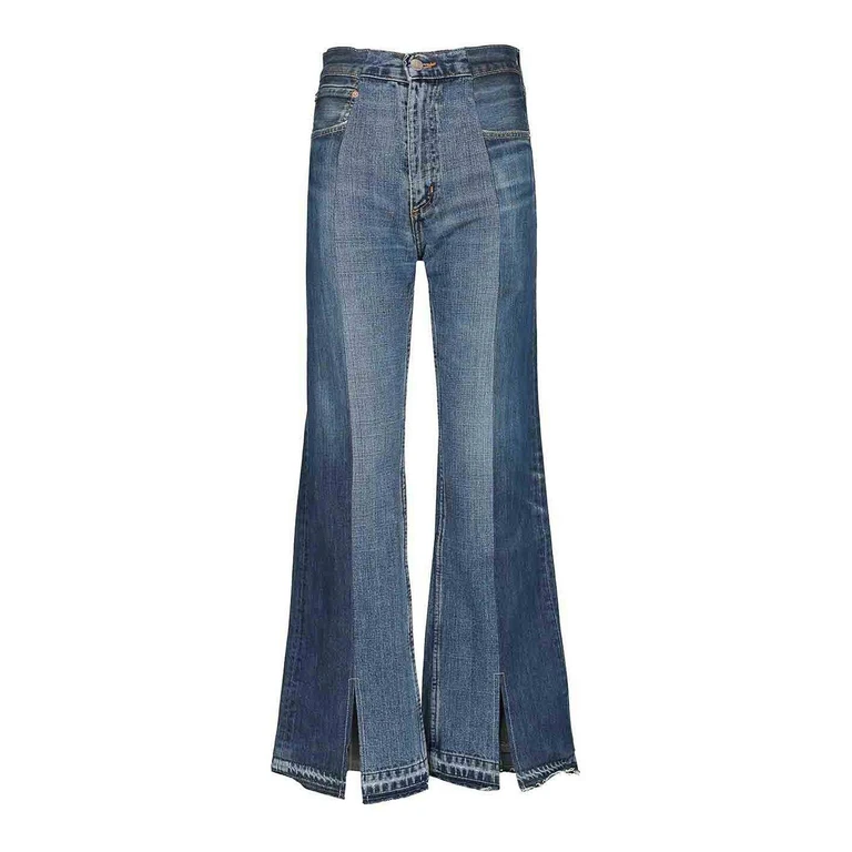 E. l.v. denim Jean Droit - Bleu (10192010203DARKMIDBLUE)