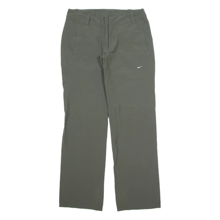 NIKE GOLF Womens Trousers Grey Regular Straight W30 L32