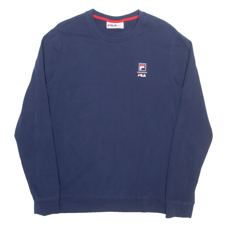 FILA Mens Sweatshirt Blue M