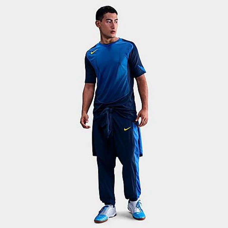 Nike Men's Total 90 Dri-FIT Soccer Jersey in Midnight Navy/Game Royal/Game Royal Size: XS