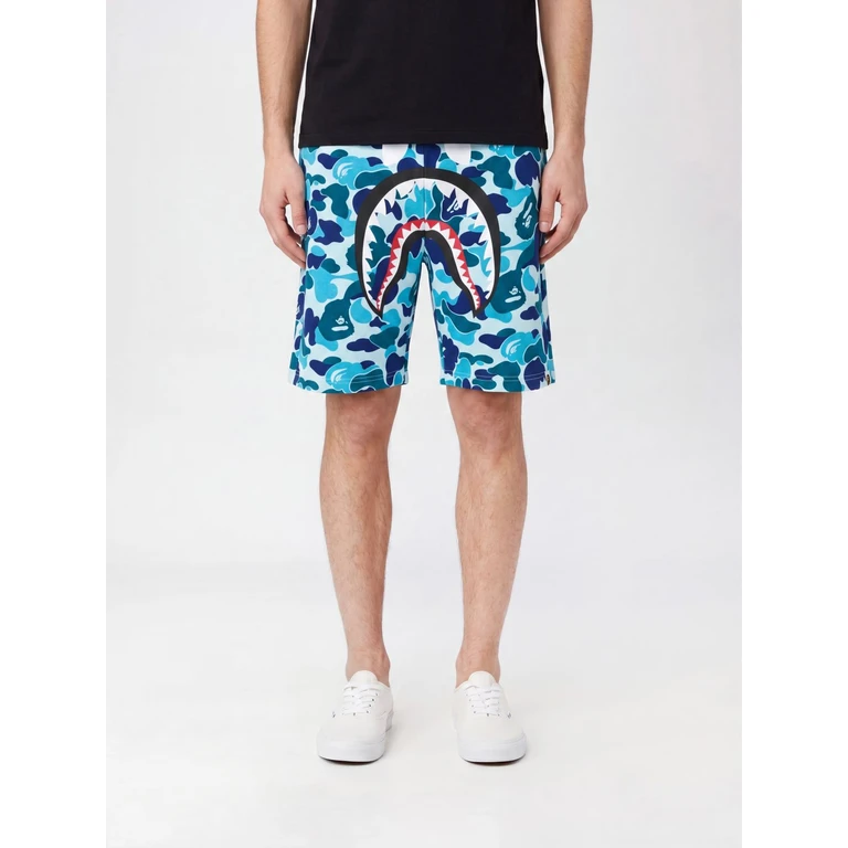 ABC Camo Shark Cotton Camouflage Shorts (001SPM301004MBLUE)