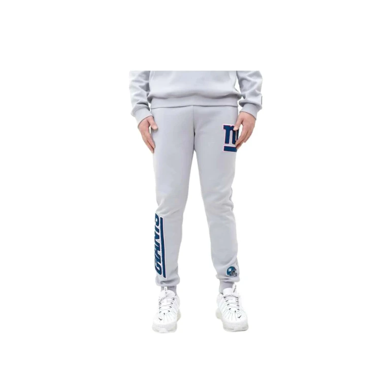 NFL New York Giants Logo Blended Men Jogger Pants Grey