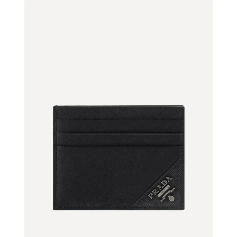 PRADA Leather Card Holder Male UNI
