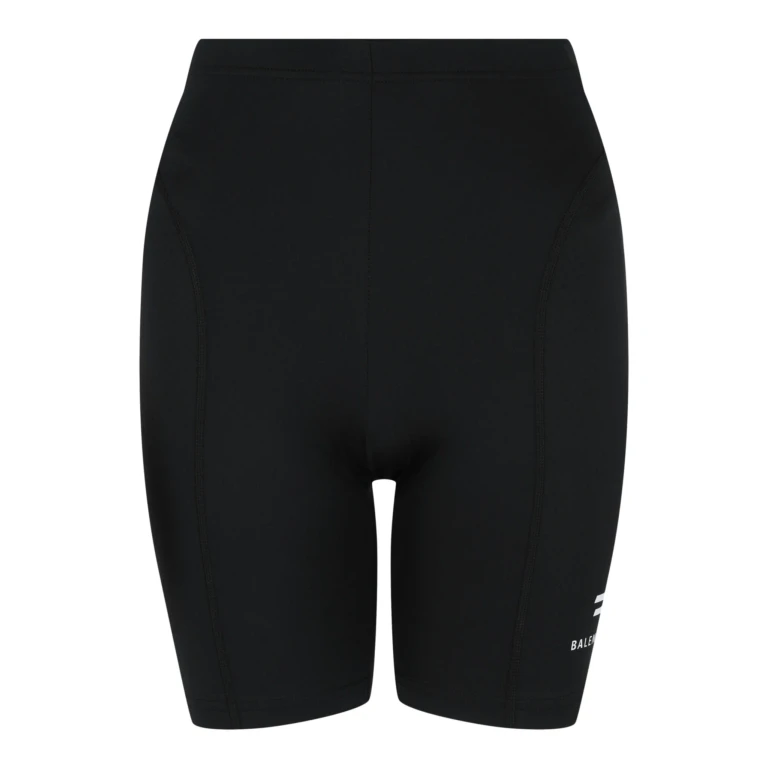 Logo Print Athletic Cycling Shorts