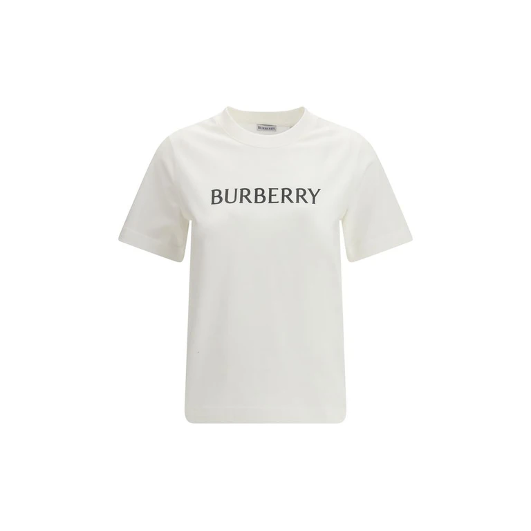 Burberry White Cotton T-Shirt - Women