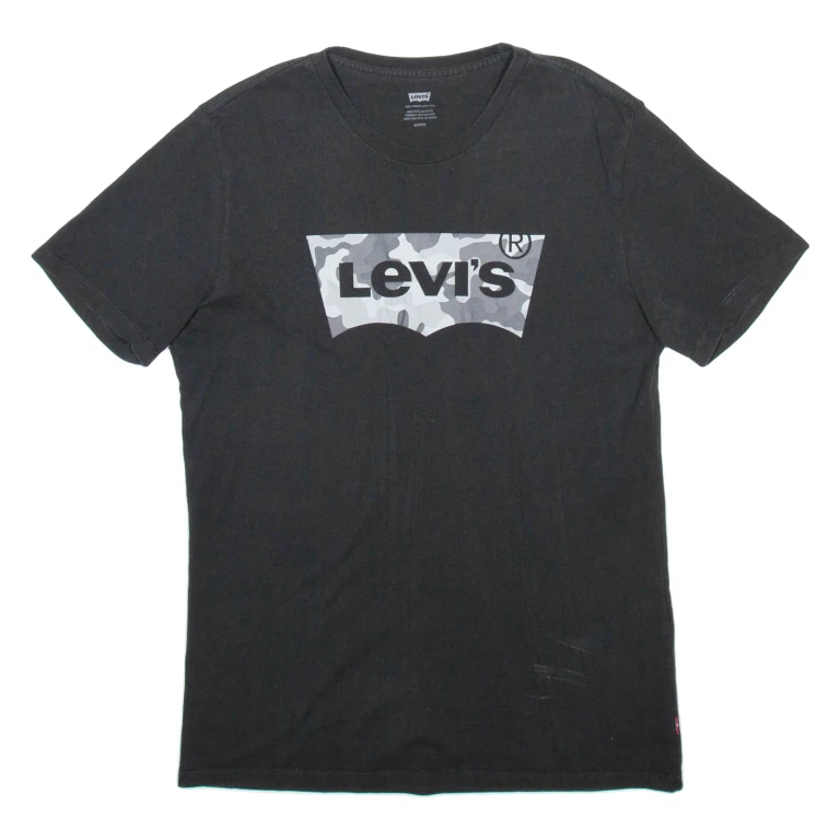 LEVI'S Mens T-Shirt Black S (NN1-251024-15315)