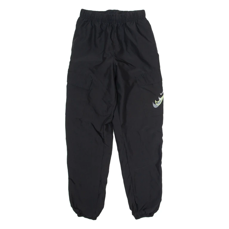 NIKE Mens Track Pants Black Tapered S W24 L29