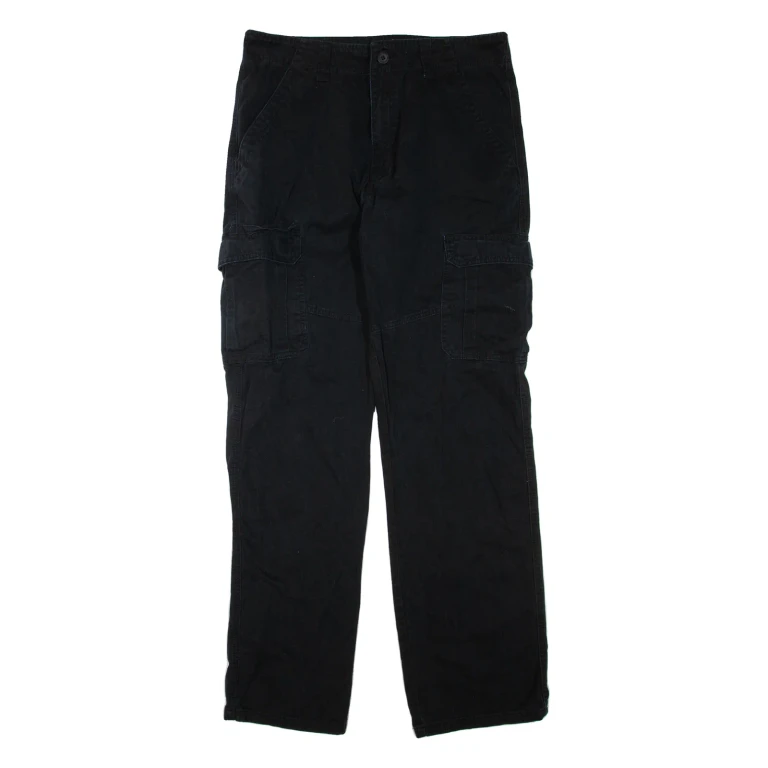 WRANGLER Mens Trousers Black Regular Straight W32 L33