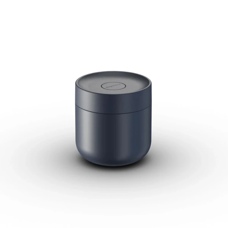 Nommie Stainless Steel 12oz Food Container, Navy