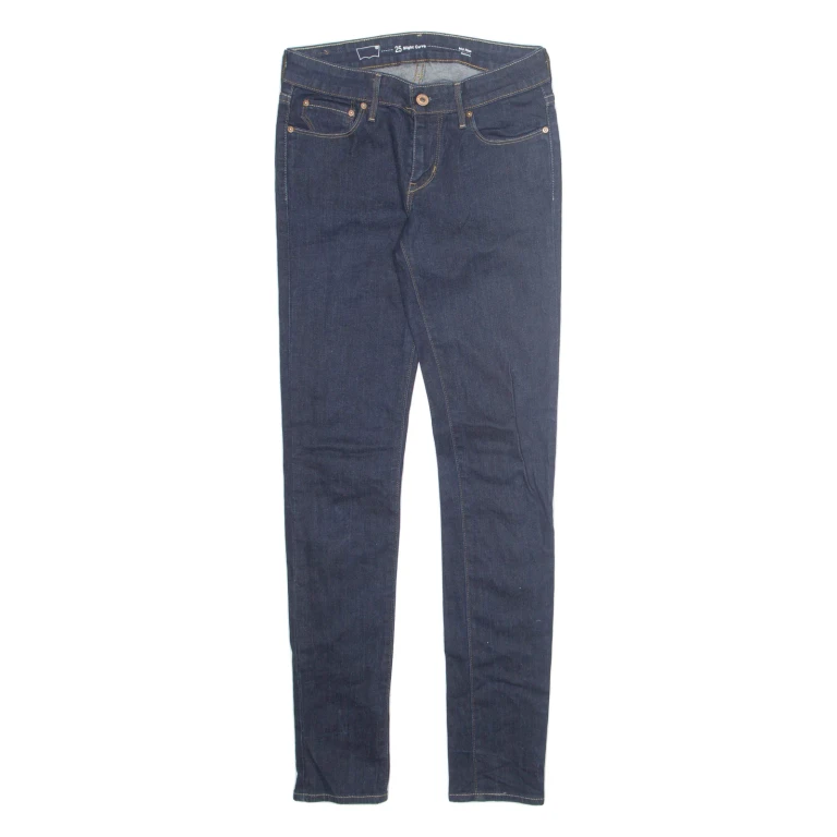LEVI'S Womens Jeans Blue Regular Skinny W25 L32