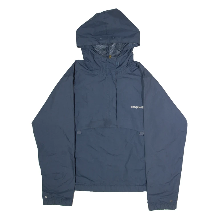 LE COQ SPORTIF Womens Anorak Jacket Blue UK 12