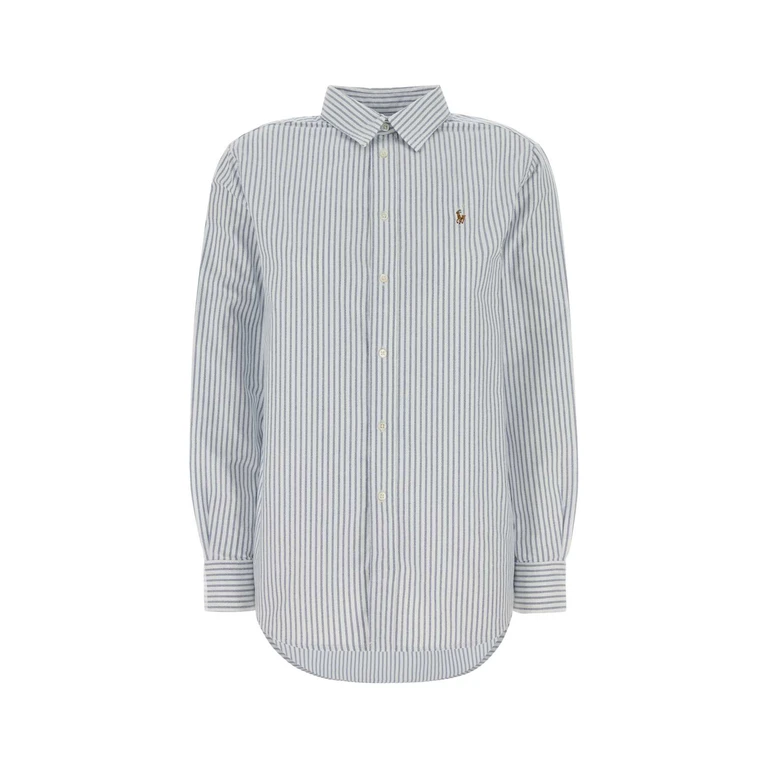 Polo Ralph Lauren Embroidered Oxford Shirt 001 Exterior: Cotton Camicie - Women