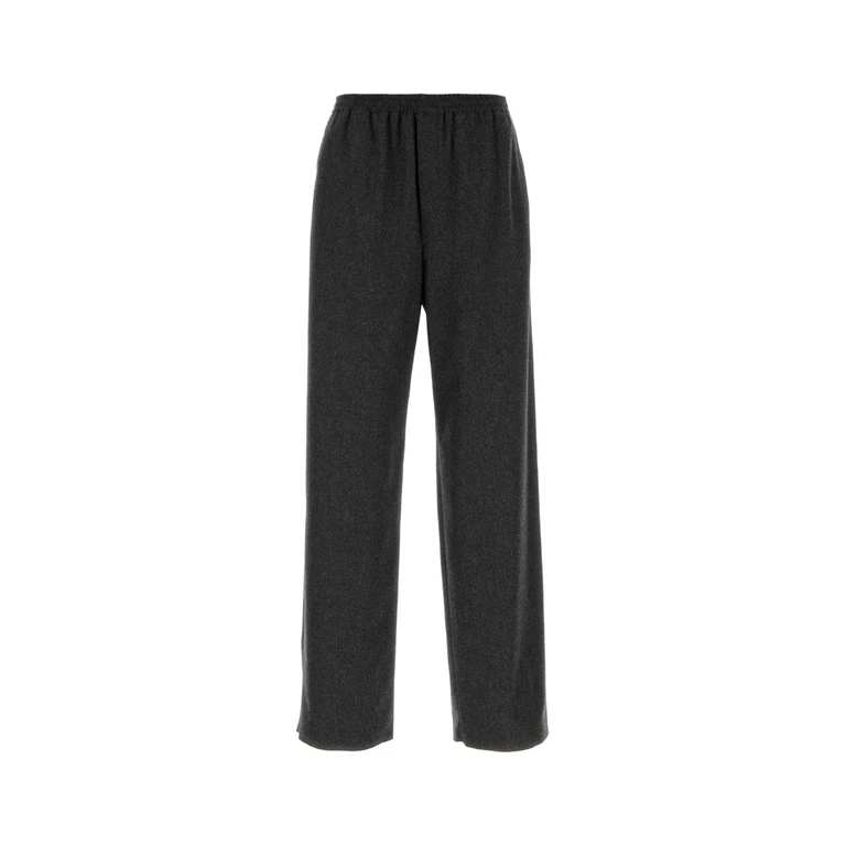 Jil Sander Graphite Flannel Pant 013 Exterior: Cotton Pantaloni - Men