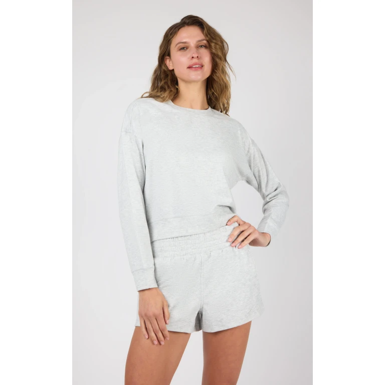Plush Rib Avenlee Long Sleeve & New Flow Short Set