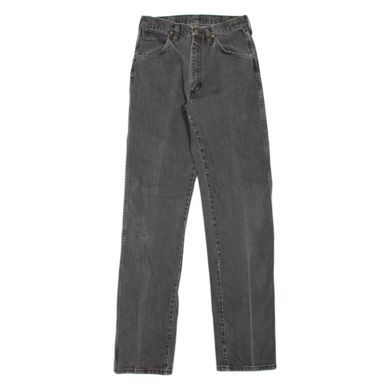 WRANGLER Mens Jeans Grey Regular Straight W26 L36