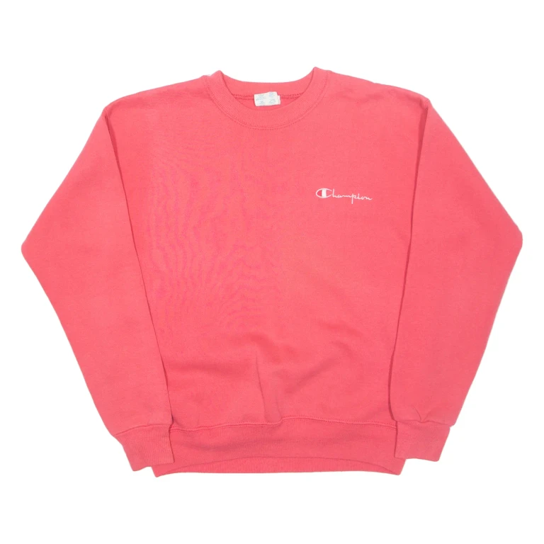 CHAMPION Womens Sweatshirt Pink L