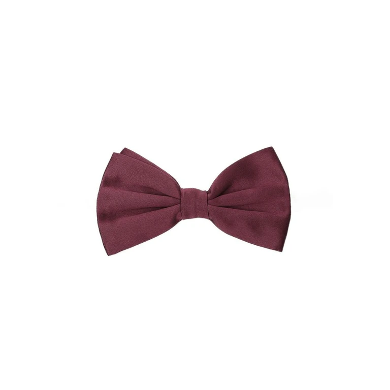 Dolce & Gabbana Bordeaux Silk Bowtie Accessory - Men