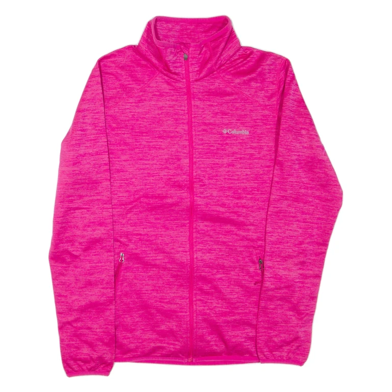 COLUMBIA Womens Track Jacket Pink L