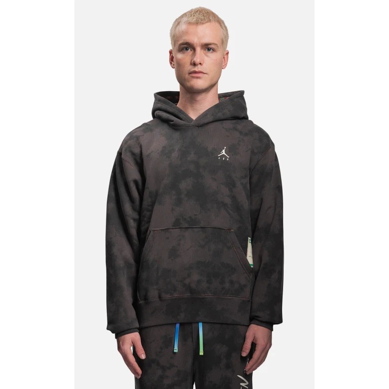 Men's X J Balvin Fleece Hoodie 'Flat Pewter' Sweaters