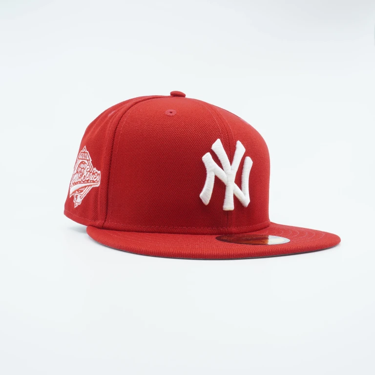 Men's MLB Ny Yankees 5950 Fitted 'Side Pacth World Series'-Red