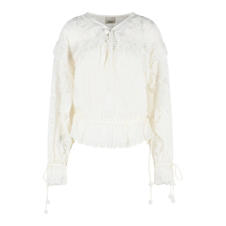 Isabel Marant Blouse - Blanc (HT0886FAD2J17I20WH)