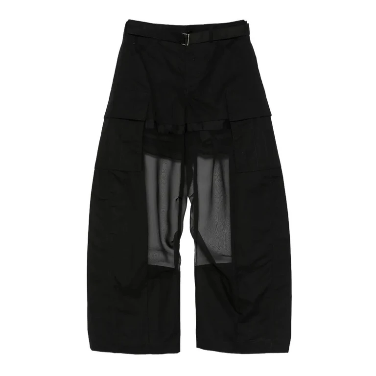 Sacai Pantalons Décontractés - Noir (2608441001)