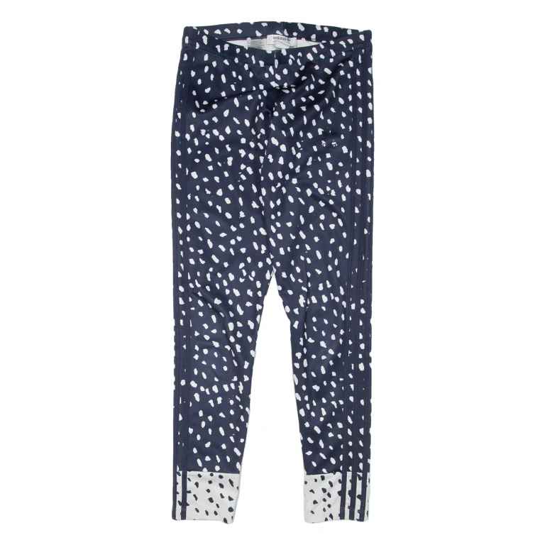 ADIDAS Womens Leggings Blue Skinny UK 10 W26 L29