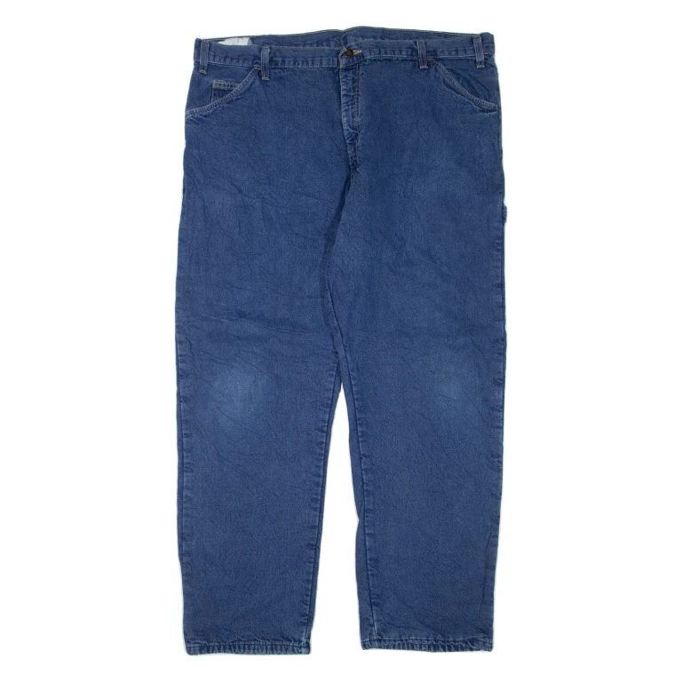 DICKIES Mens Jeans Blue Regular Straight W40 L30