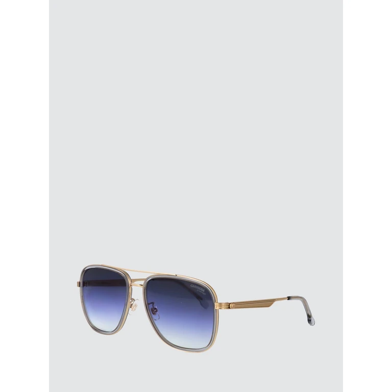 Rectangular Metal Aviator Sunglasses with Double Bridge (CARRERA3089/SKB7)