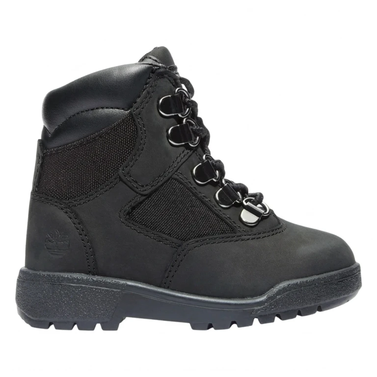 Toddlers 6 Inch Field Boot 'Black Nubuck' Boots