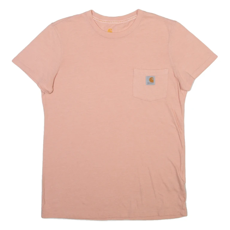 CARHARTT Womens T-Shirt Pink S